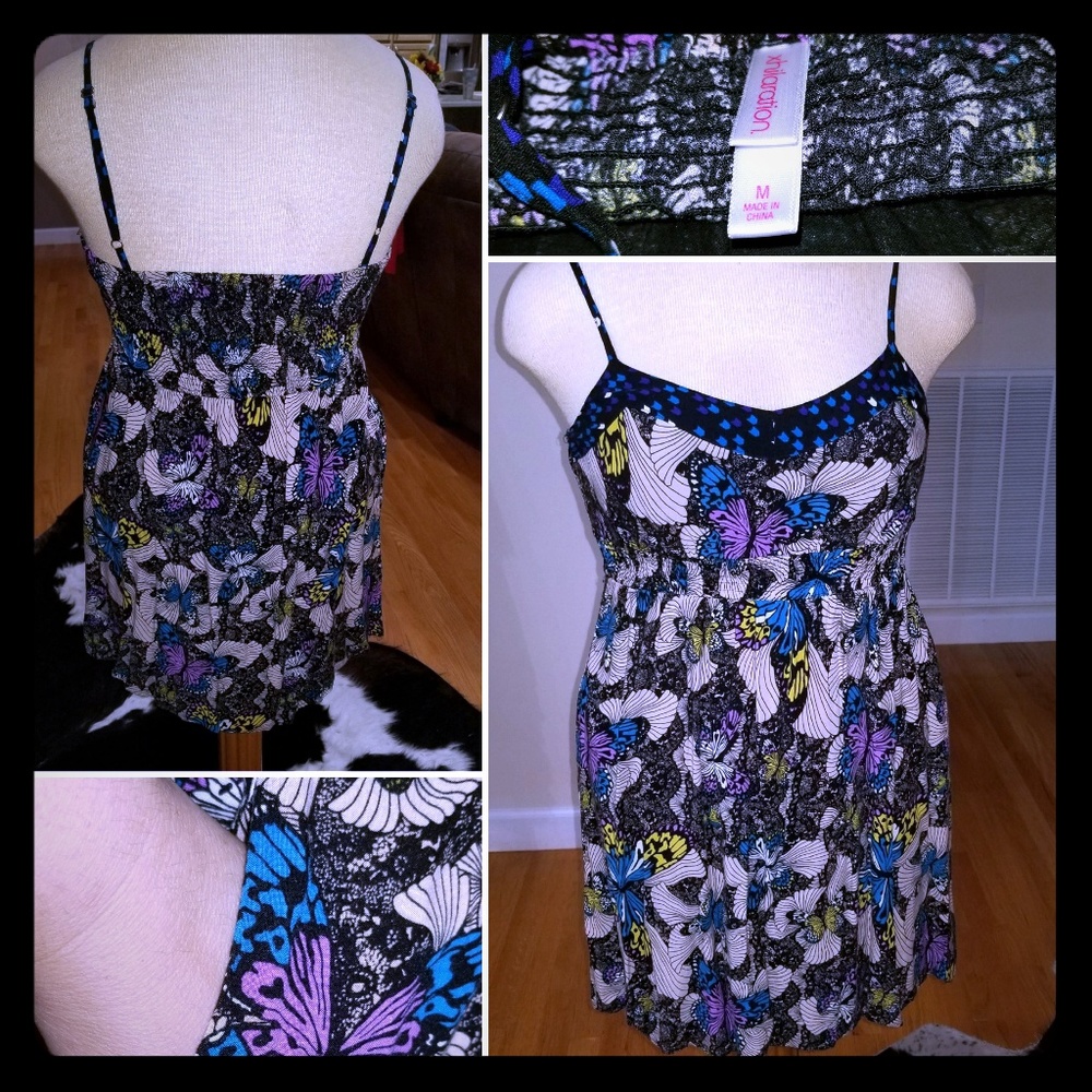 Xhilaration Butterfly Dress WITH POCKETS